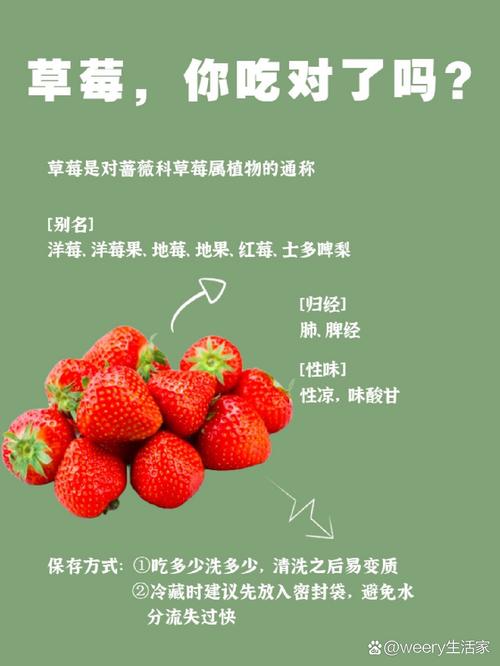 草莓营养价值及功效