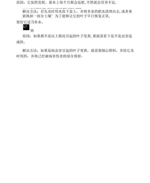 关键词丽格海棠黄叶成因治疗