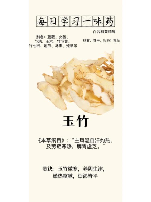 玉竹的功效与作用吃法用量