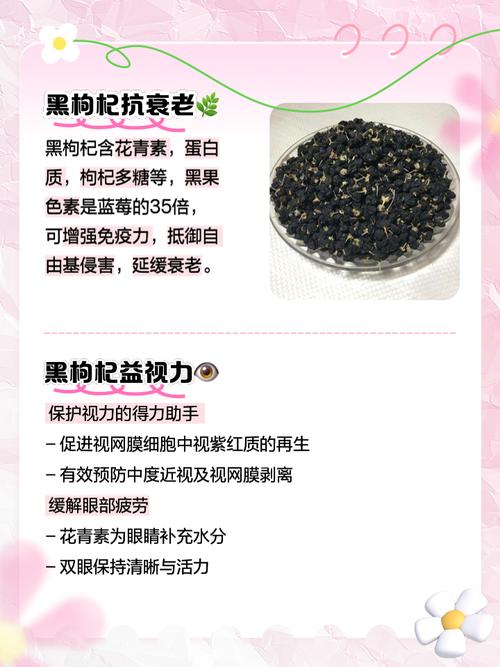 黑枸杞作用与功效