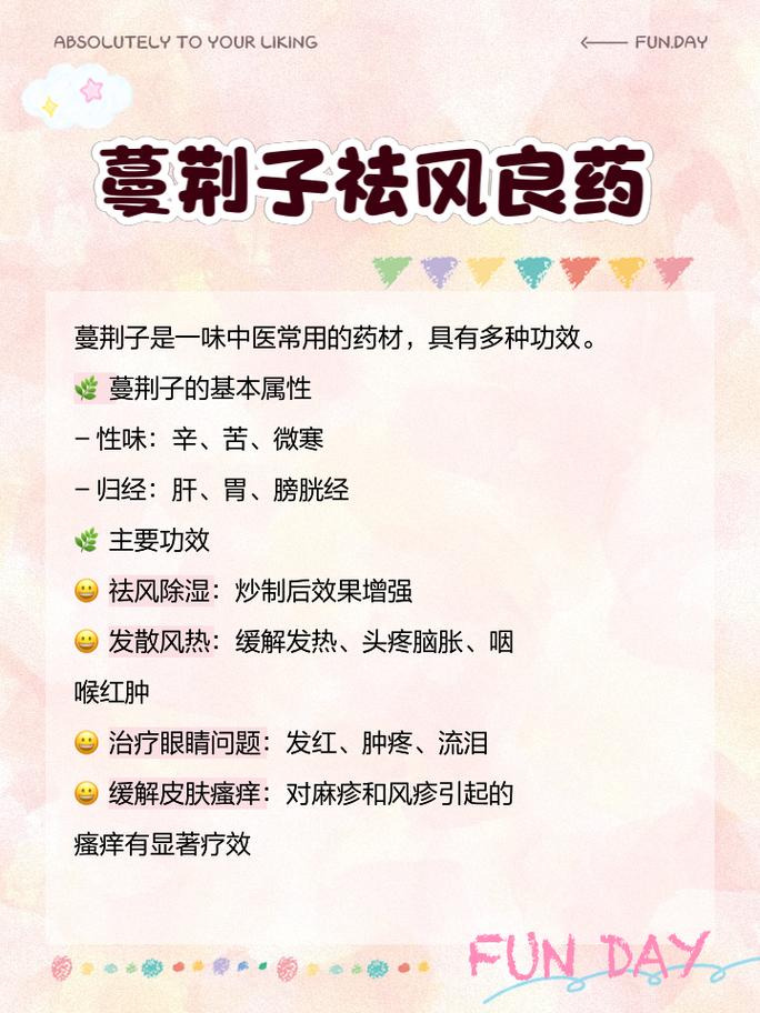 蔓荆子都有什么用处?